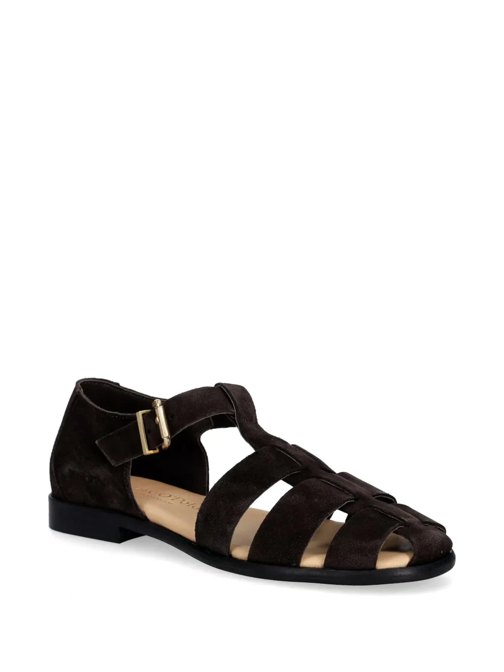 Marc O'Polo cage-strap buckle-fastening sandals Bruin
