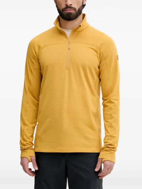 Fjällräven Abisko Lite half-zip ribbed-knit sweater