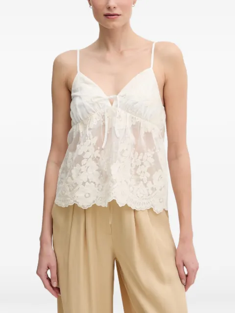 Gaudi top con bordes festoneados