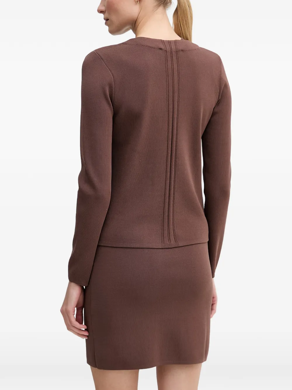 Gaudi Vest met knopen Bruin