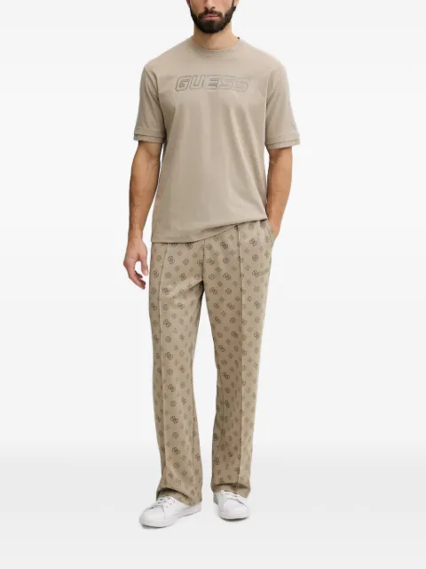 GUESS USA monogram-print track pants