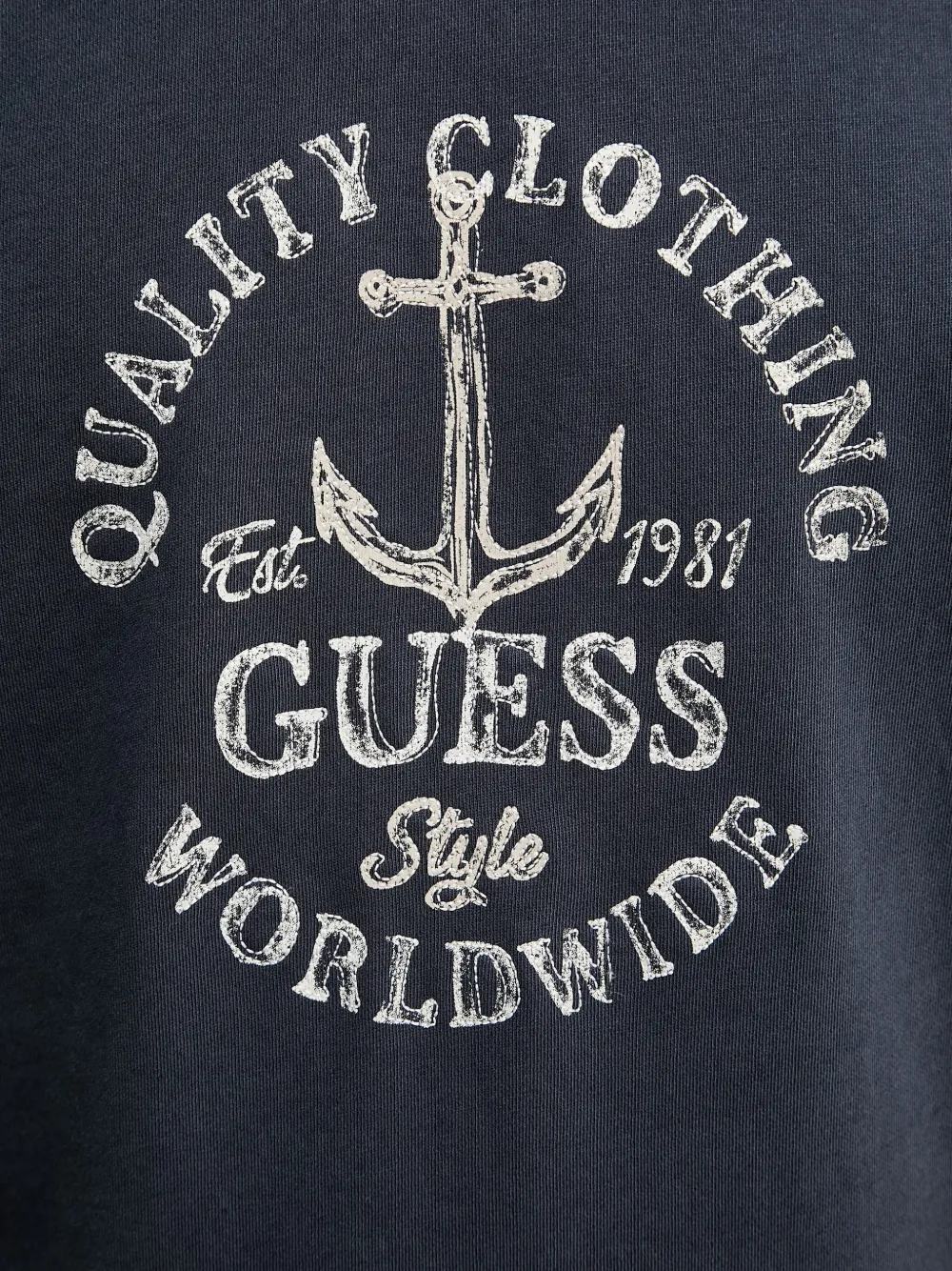 GUESS USA Sweater met ronde hals Blauw