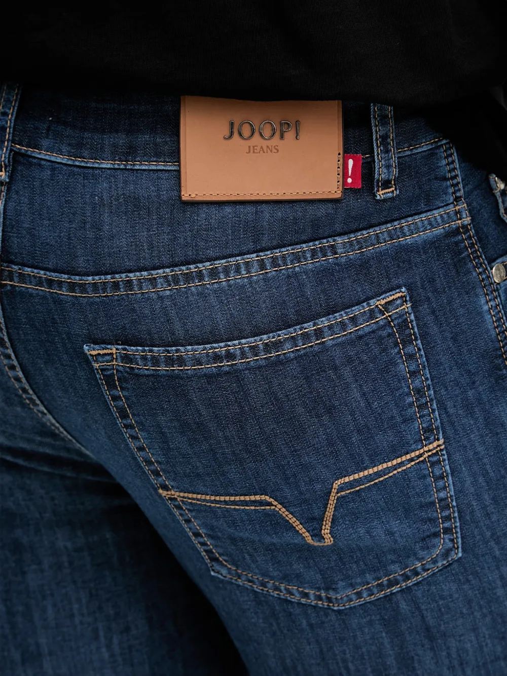 Joop! Mitch slim-fit jeans met vervaagd effect Blauw