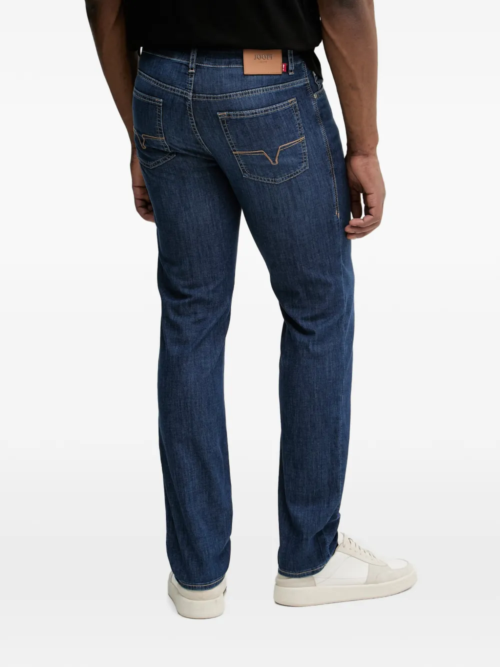 Joop! Mitch slim-fit jeans met vervaagd effect Blauw