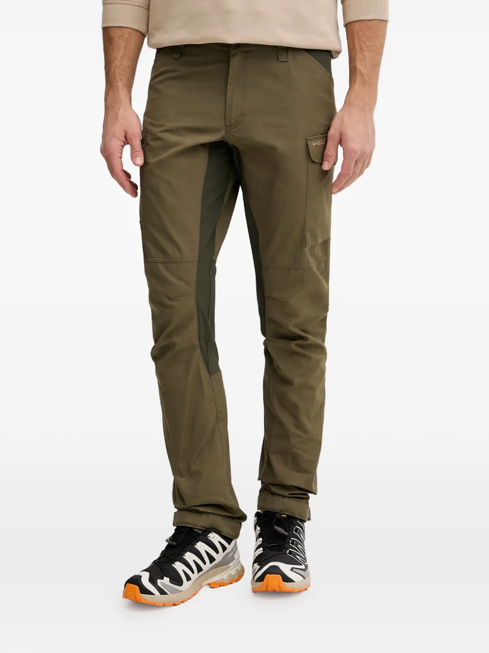 Fjällräven G-1000 panelled cargo pants - Verde