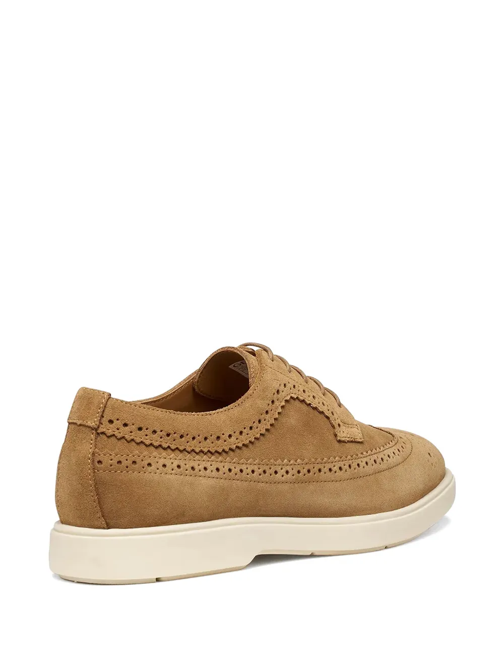 Geox Spherica Ec17 veterschoenen met brogue detail Bruin