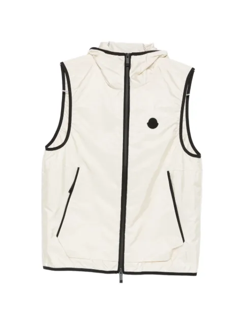 Moncler logo-print hooded gilet