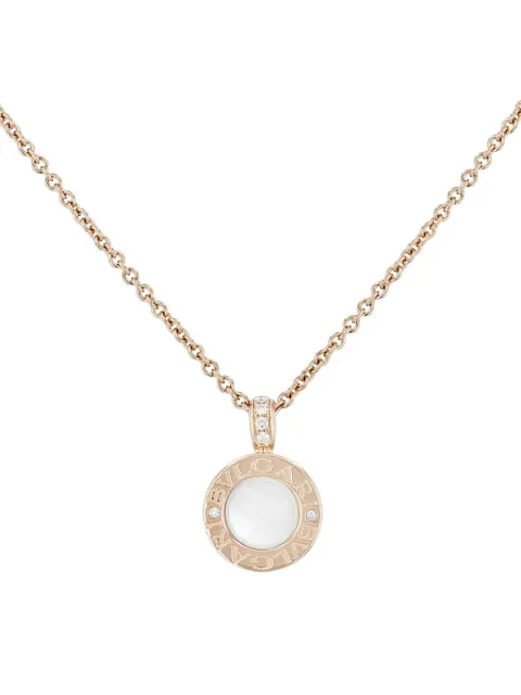 Bvlgari Pre-Owned 2020 Bulgari Bulgari onyx diamond and mother-of-pearl necklace