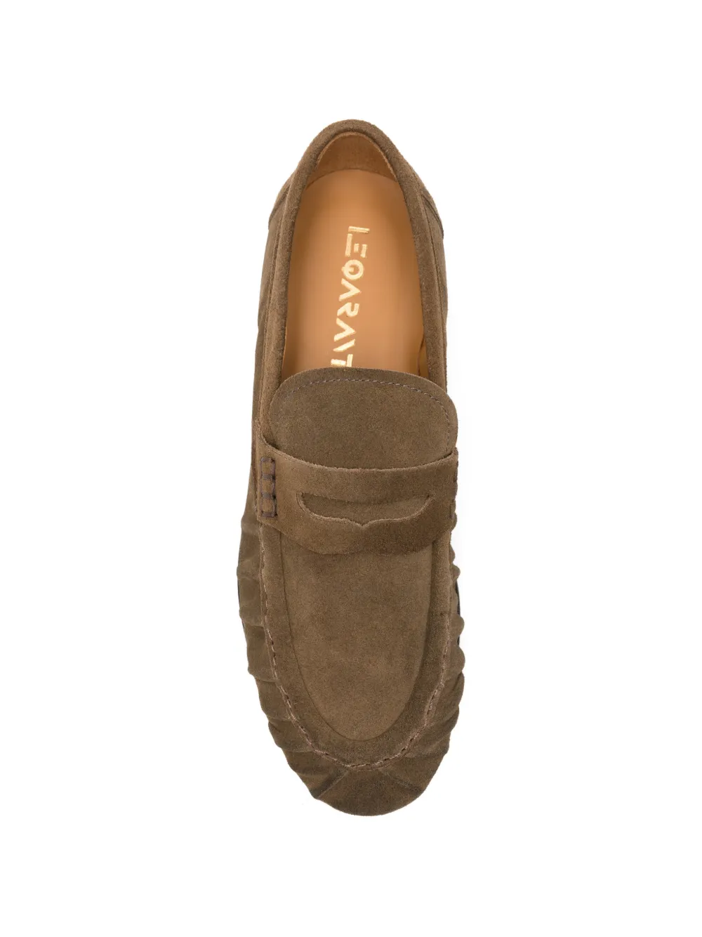 LeQarant suede penny loafers Bruin