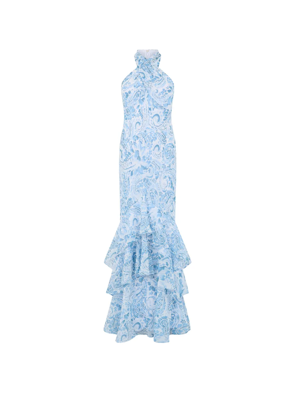 Lauren Ralph Lauren paisley-print ruffled maxi dress - Bianco