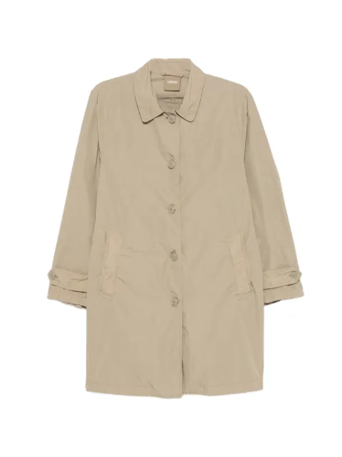 ASPESI button-up long-sleeve trench coat