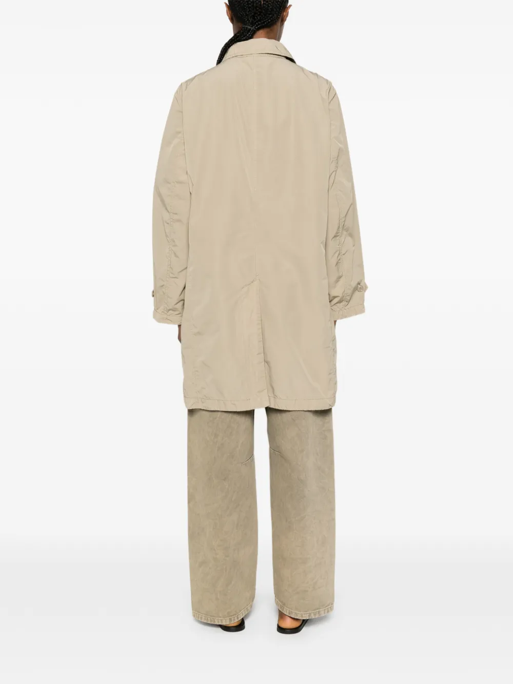 ASPESI Trenchcoat met knopen Beige