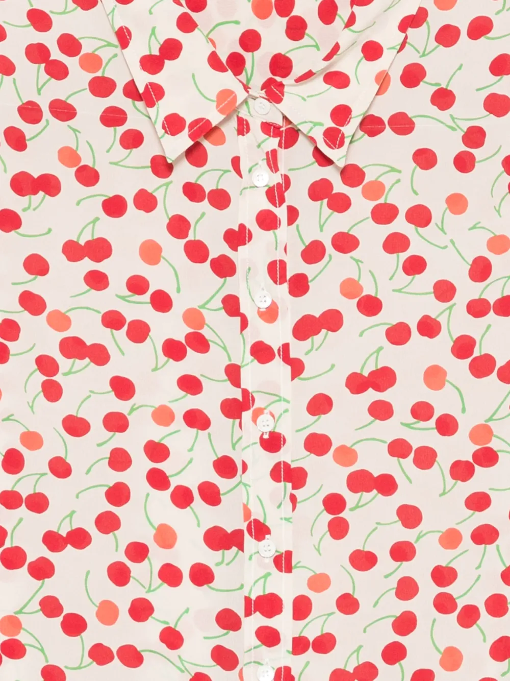  Aspesi Blusa Con Cerezas Estampadas - Neutro 