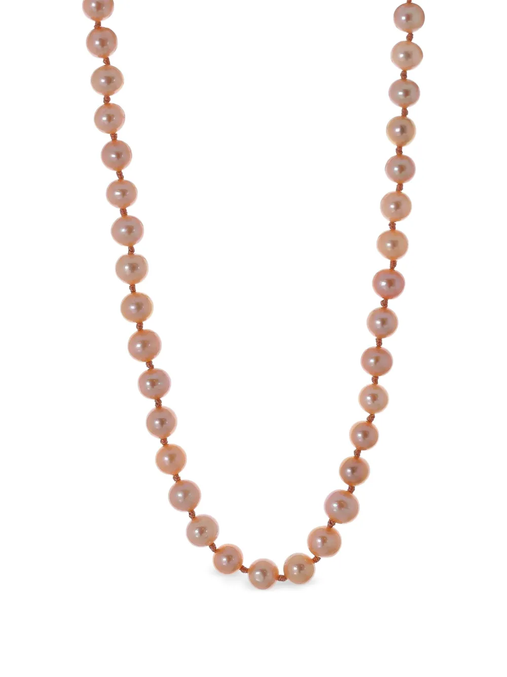 COOMI Affinity knotted-detailing pearl necklace - Gold