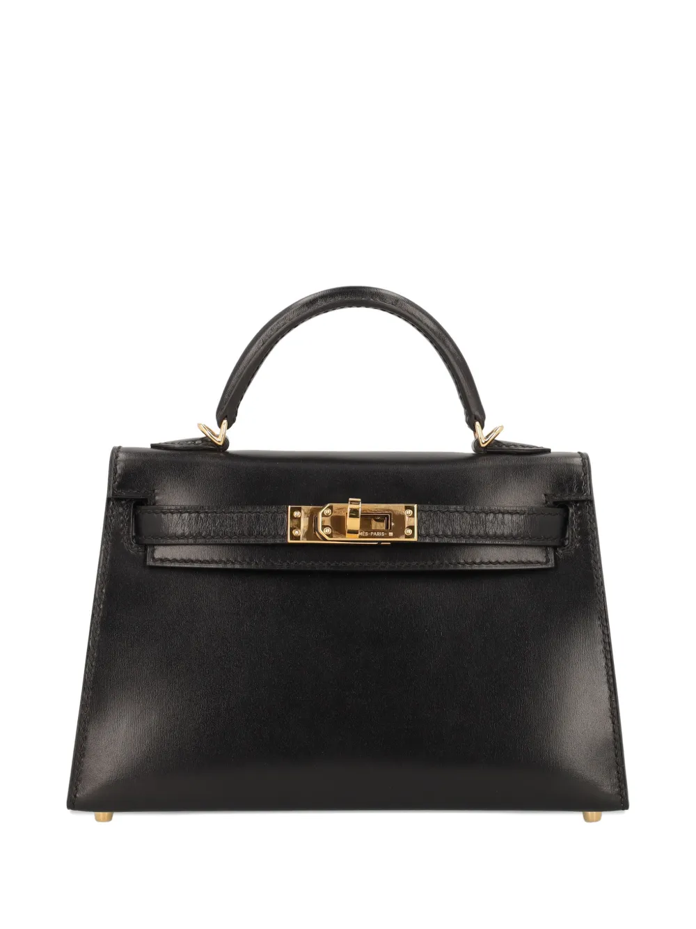 Hermès Pre-Owned mini Kelly II leather tote bag - Nero