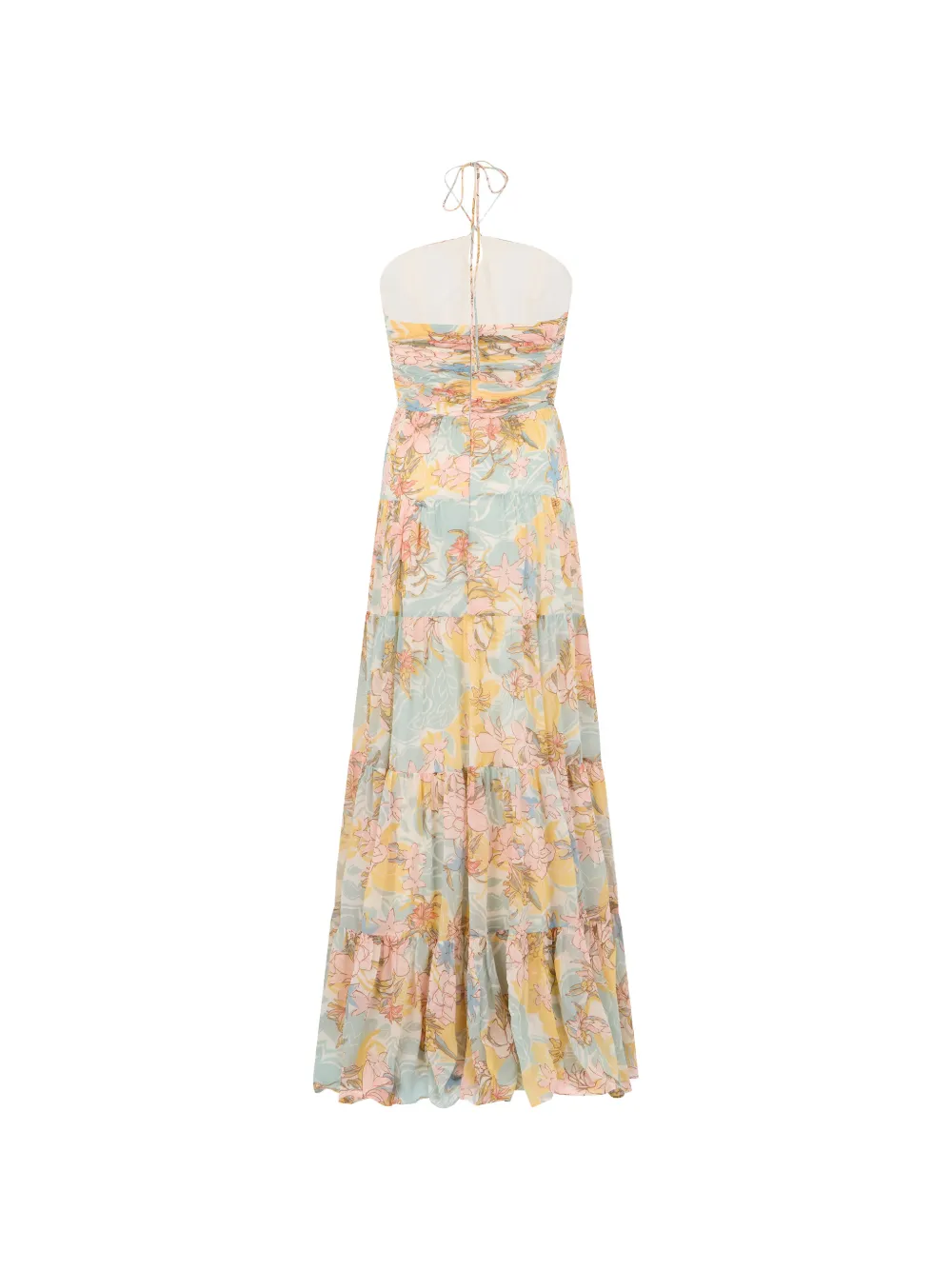 Lauren Ralph Lauren Maxi-jurk met bloemenprint Blauw