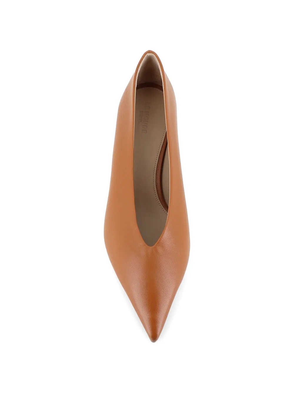 Le Monde Beryl pointed-toe V-neck pumps Bruin