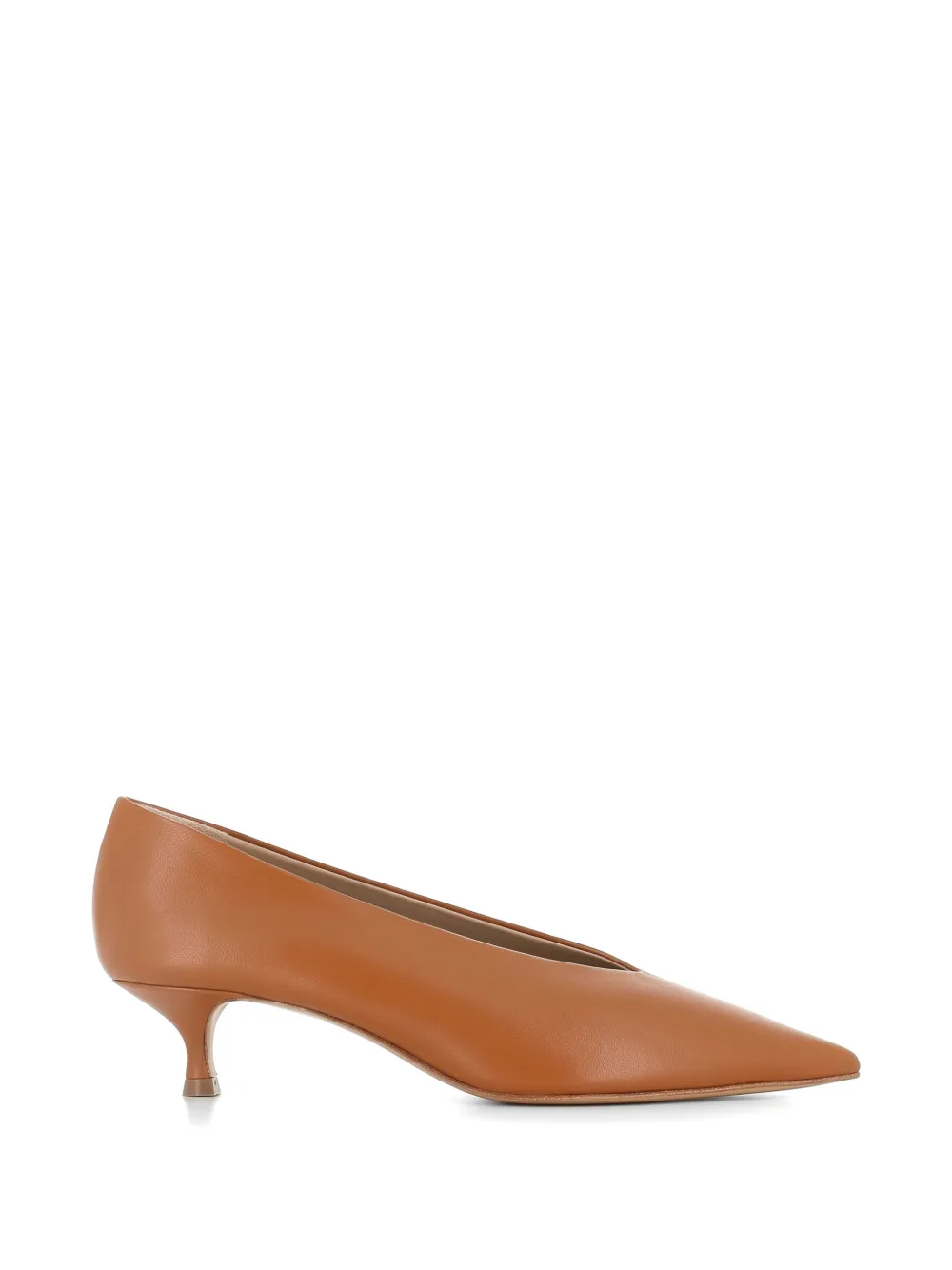 Le Monde Beryl pointed-toe V-neck pumps - Marrone