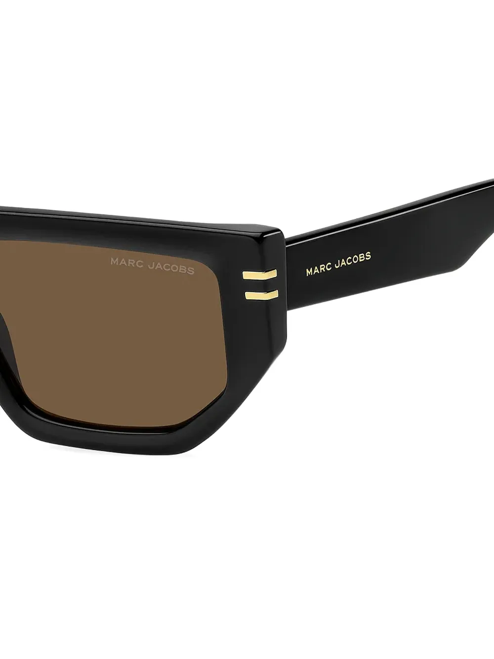 Marc Jacobs Eyewear Zonnebril met geometrisch montuur Zwart