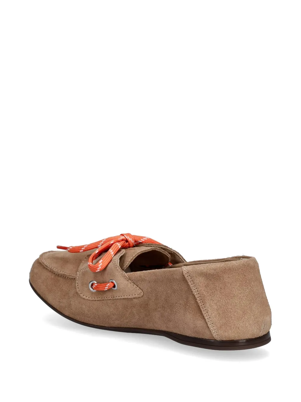 Marc O'Polo lace-up suede loafers Beige