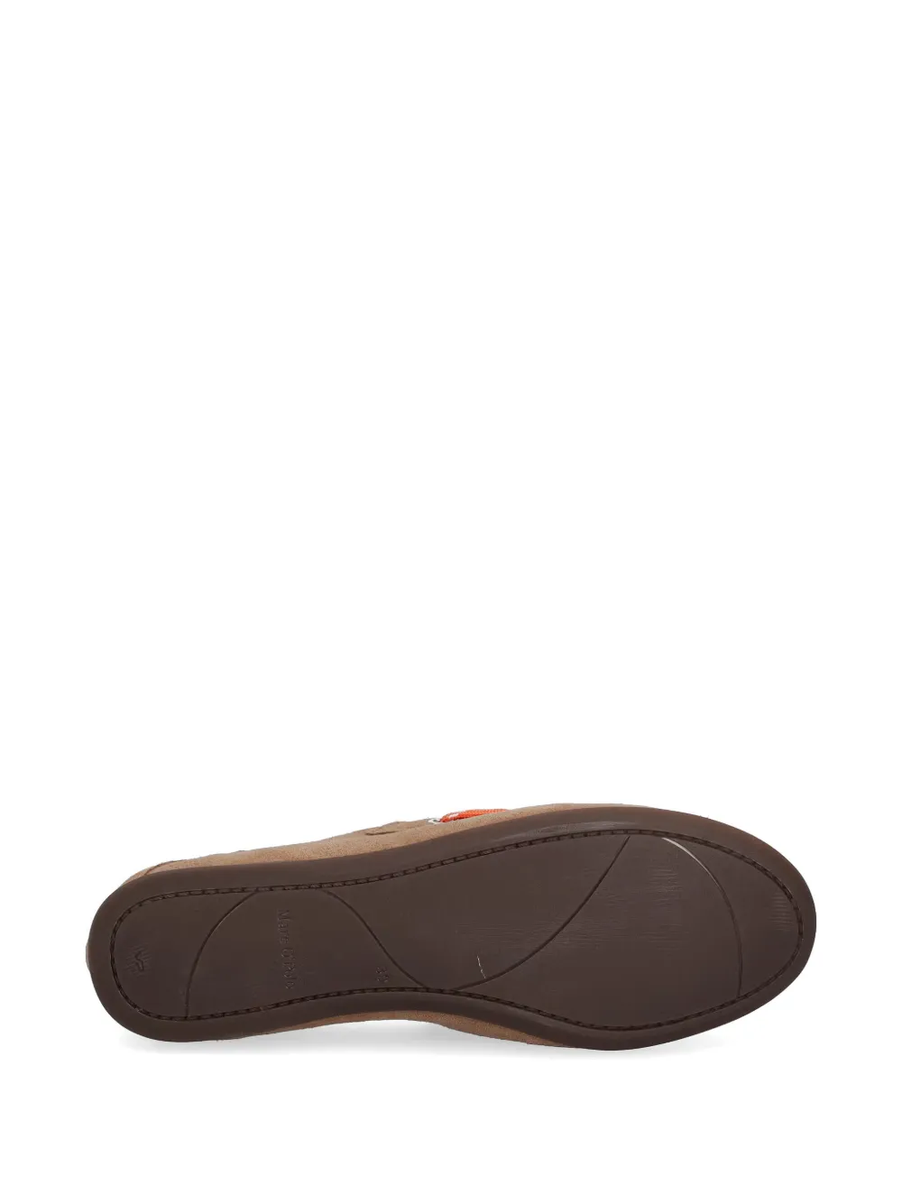 Marc O'Polo lace-up suede loafers Beige
