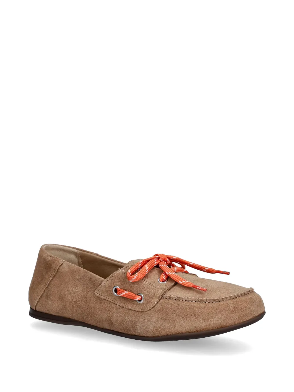 Marc O'Polo lace-up suede loafers Beige