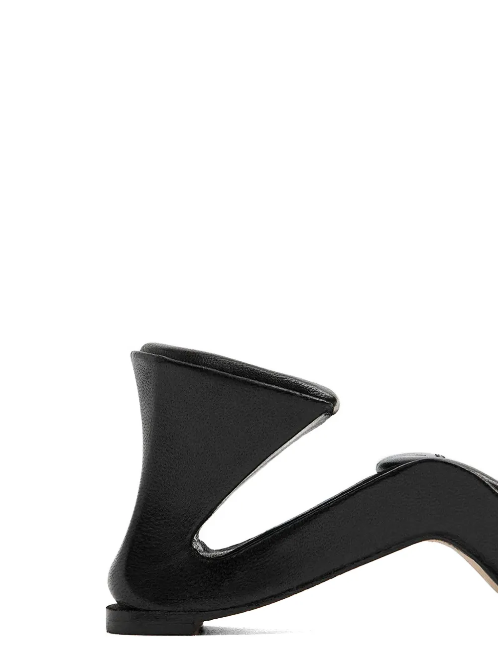Miista sculptural-heel toe-strap sandals Zwart