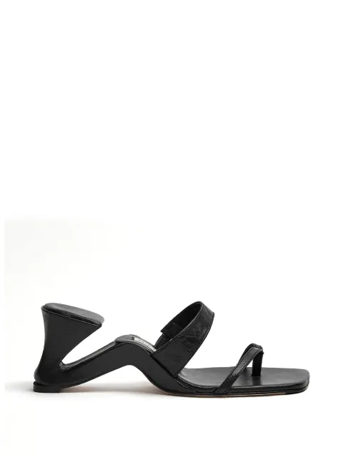 Miista sculptural-heel toe-strap sandals
