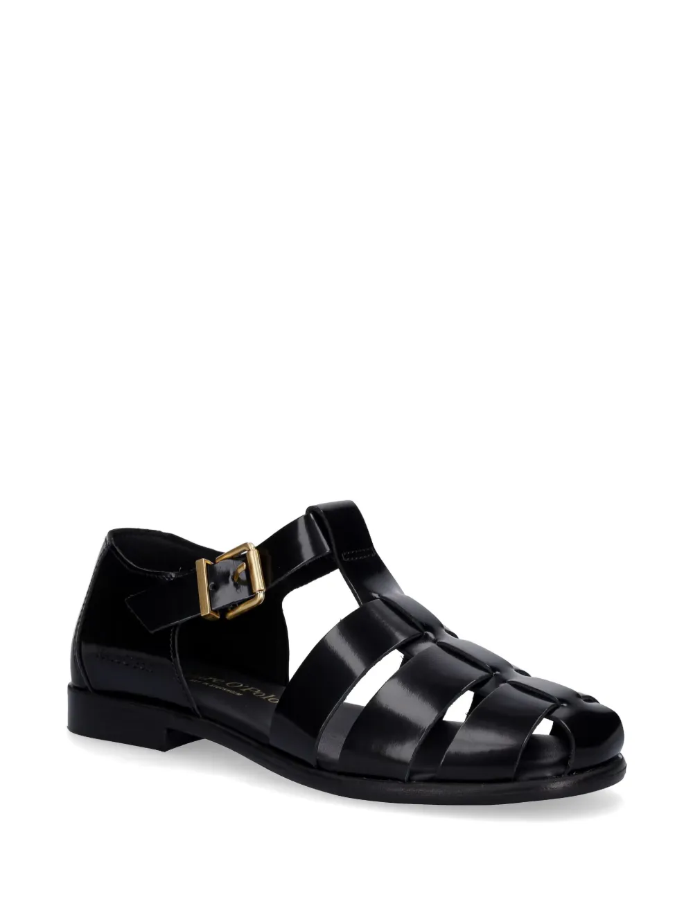 Marc O'Polo cage-style buckled sandals Zwart
