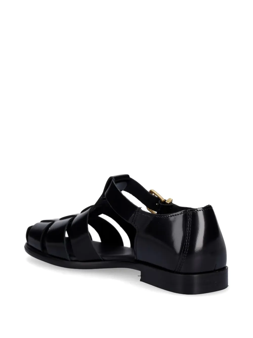Marc O'Polo cage-style buckled sandals Zwart