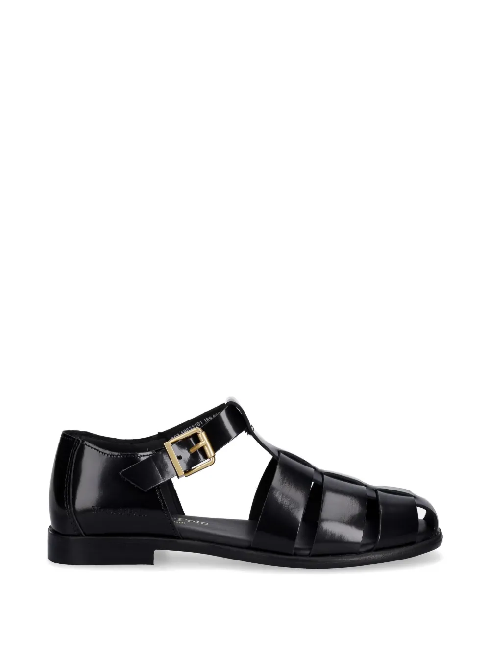 Marc O'Polo cage-style buckled sandals Zwart