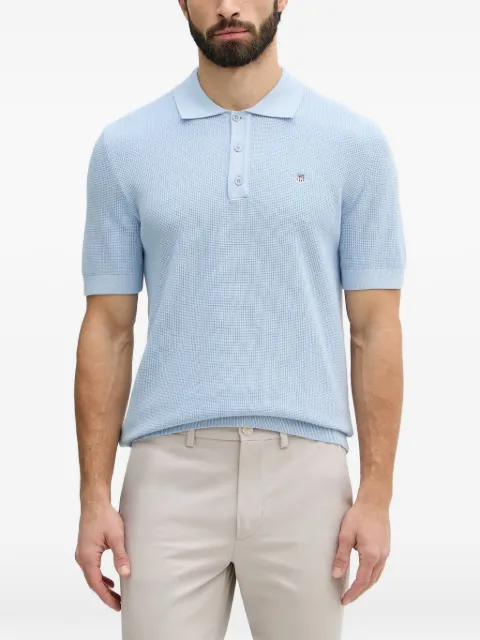 Gant logo-embroidered polo shirt