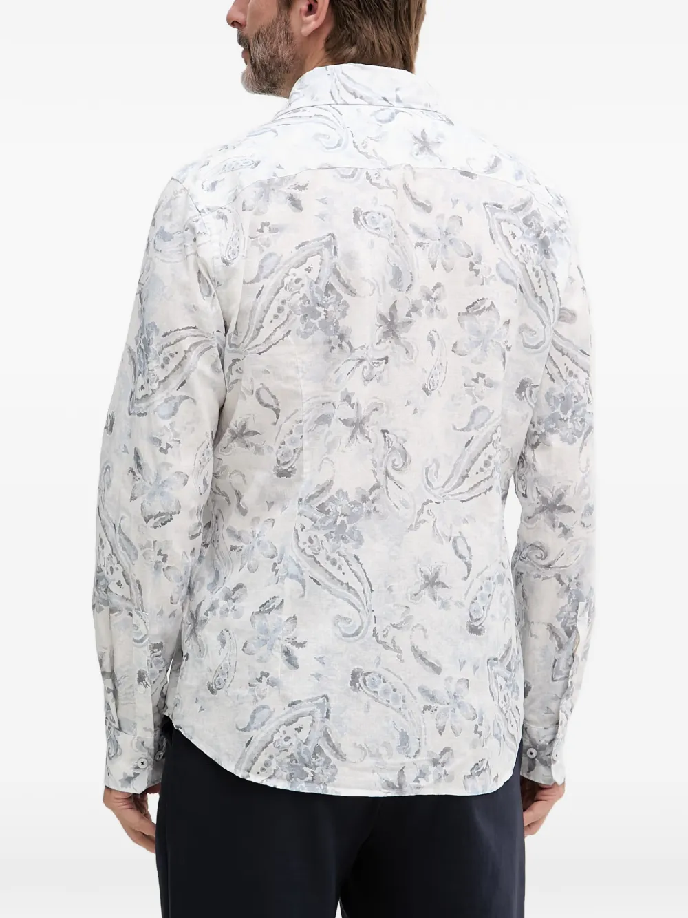 Joop! Pai overhemd met paisley-print Blauw