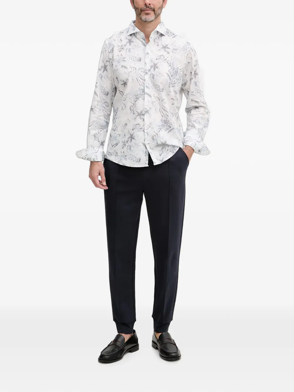 Joop! Pai overhemd met paisley-print Blauw