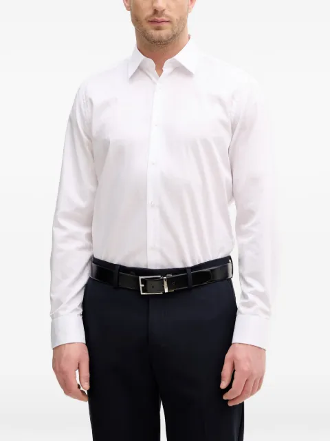 Joop! Cornflower Pierce logo-pattern long-sleeved shirt