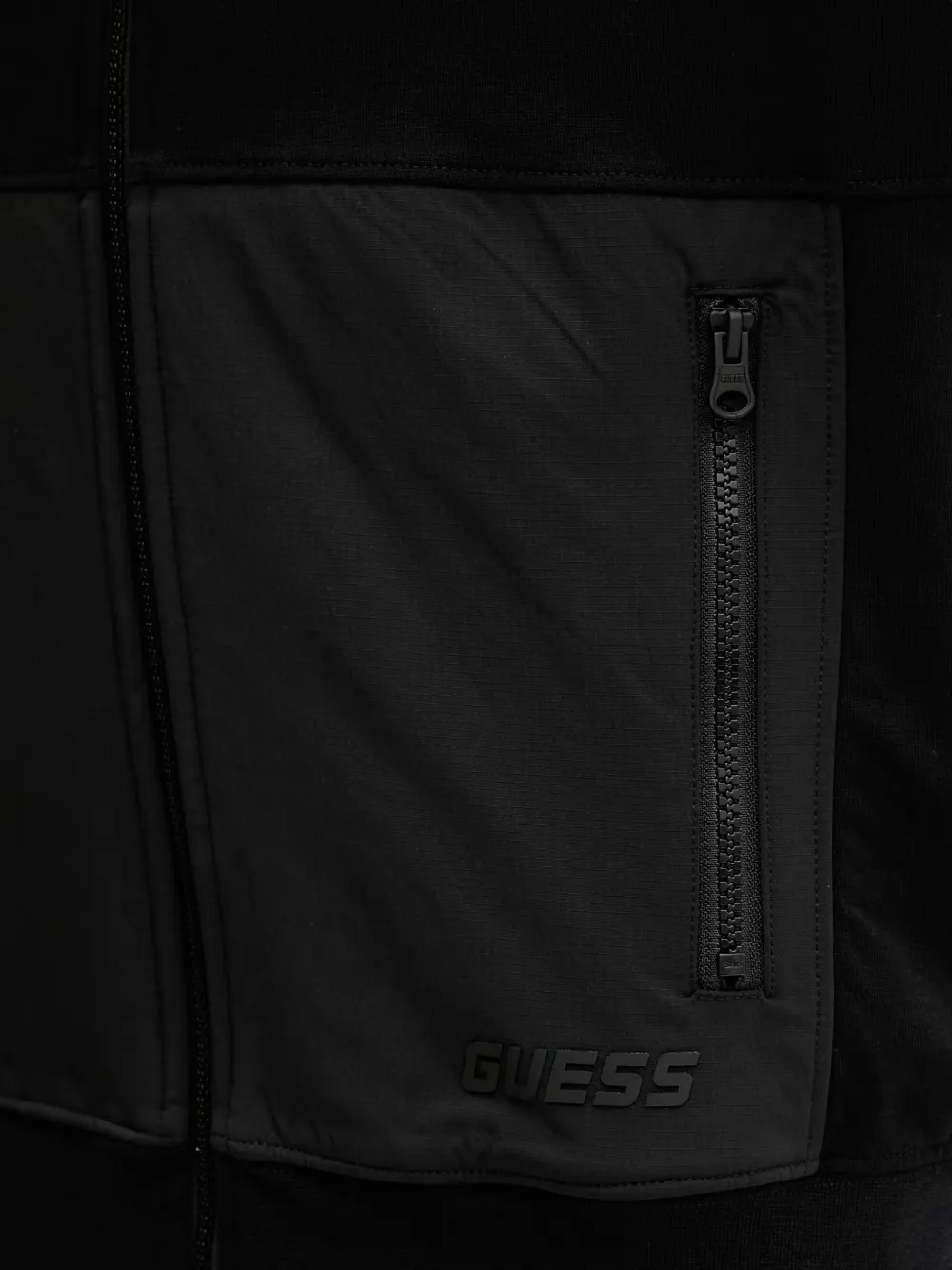 GUESS USA Sweater met vlakken Zwart