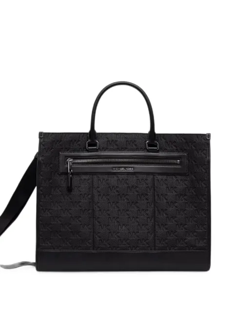 Michael Kors Jet Set monogram-print leather tote bag