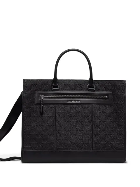 Michael Kors Jet Set monogram-print leather tote bag
