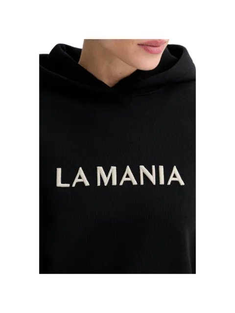 La Mania logo-embroidered hoodie