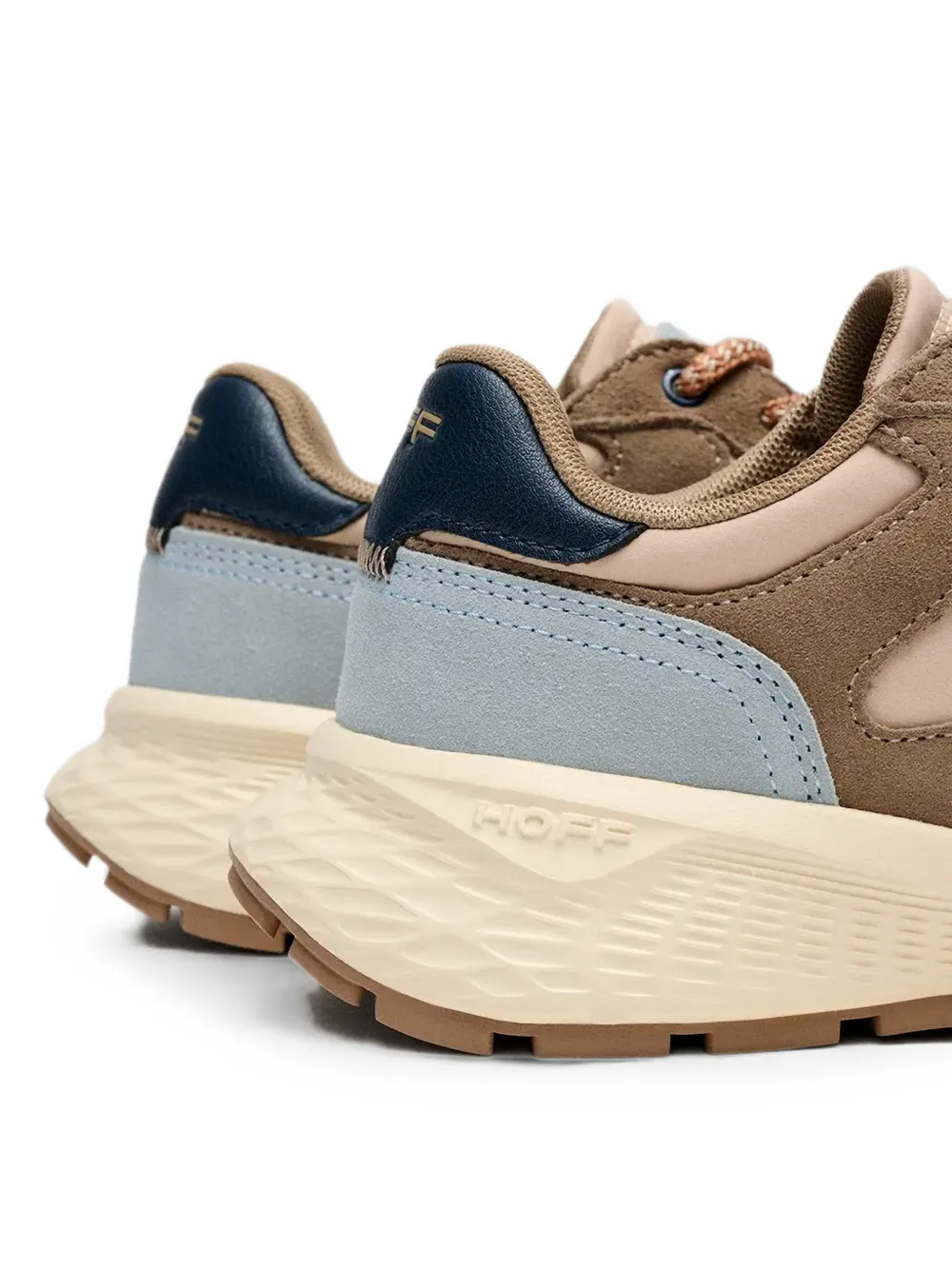 Hoff City MKII panelled lace-up sneakers Beige