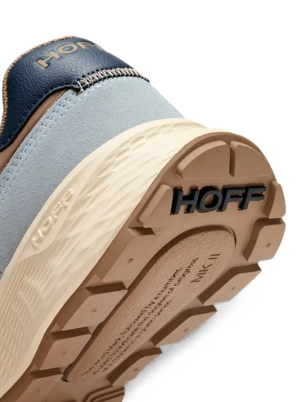 Hoff City MKII panelled lace-up sneakers Beige