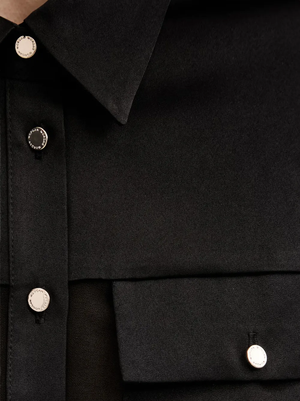 Morgan Jumpsuit met lange mouwen Zwart