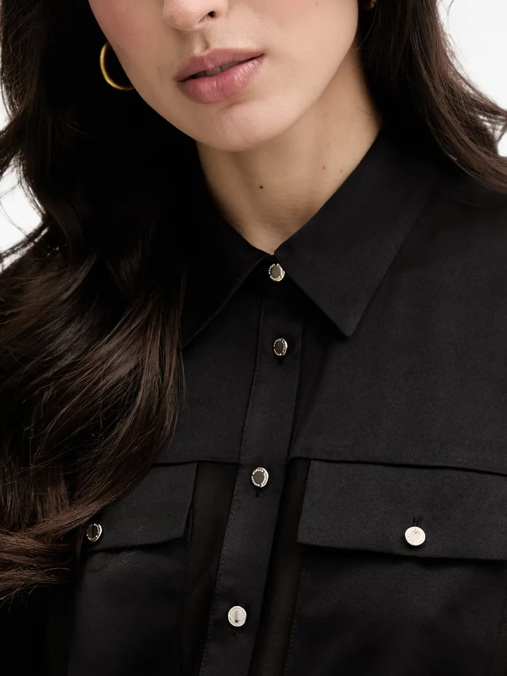 Morgan Jumpsuit met lange mouwen Zwart