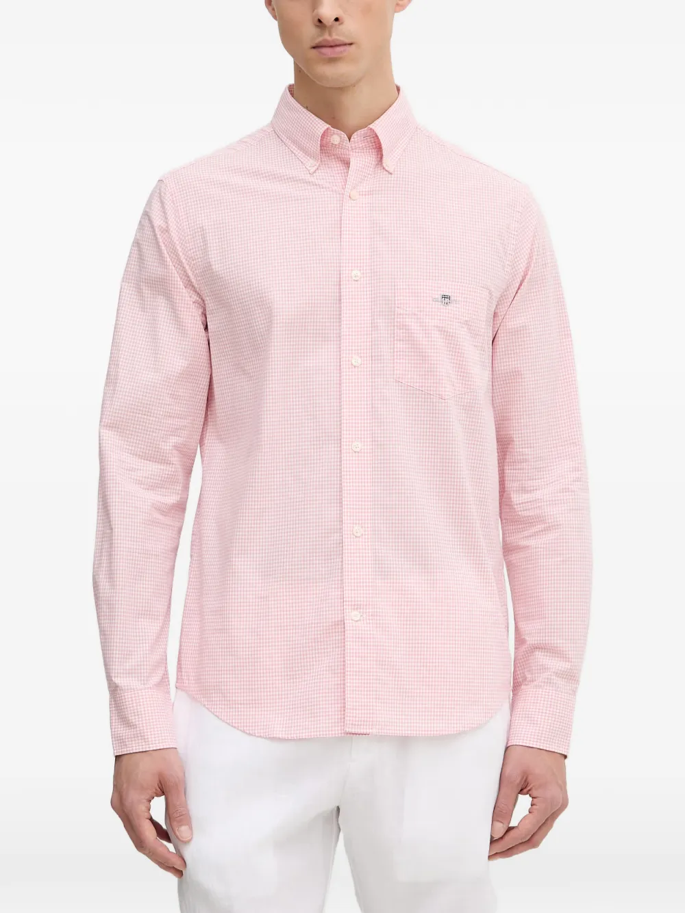 Gant gingham button-down shirt - Rosa