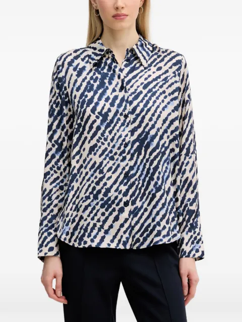 Marc Aurel abstract-print long-sleeve shirt