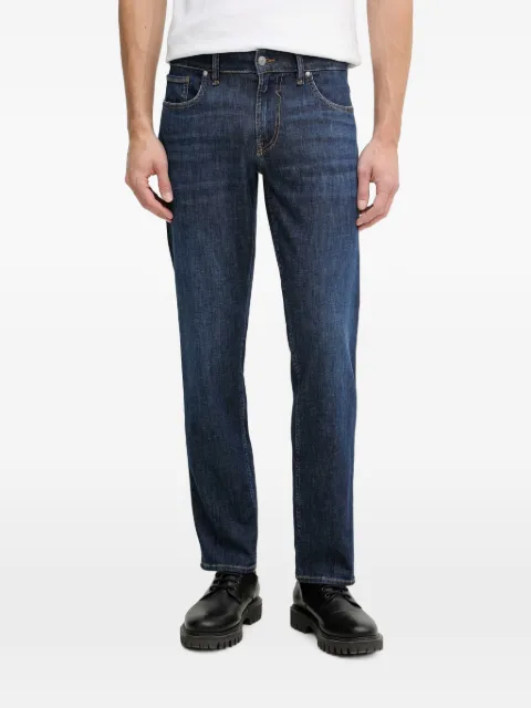 GUESS USA logo-patch slim-fit jeans