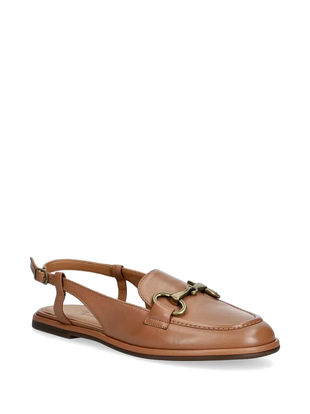 Marc O'Polo horsebit slingback loafers Beige
