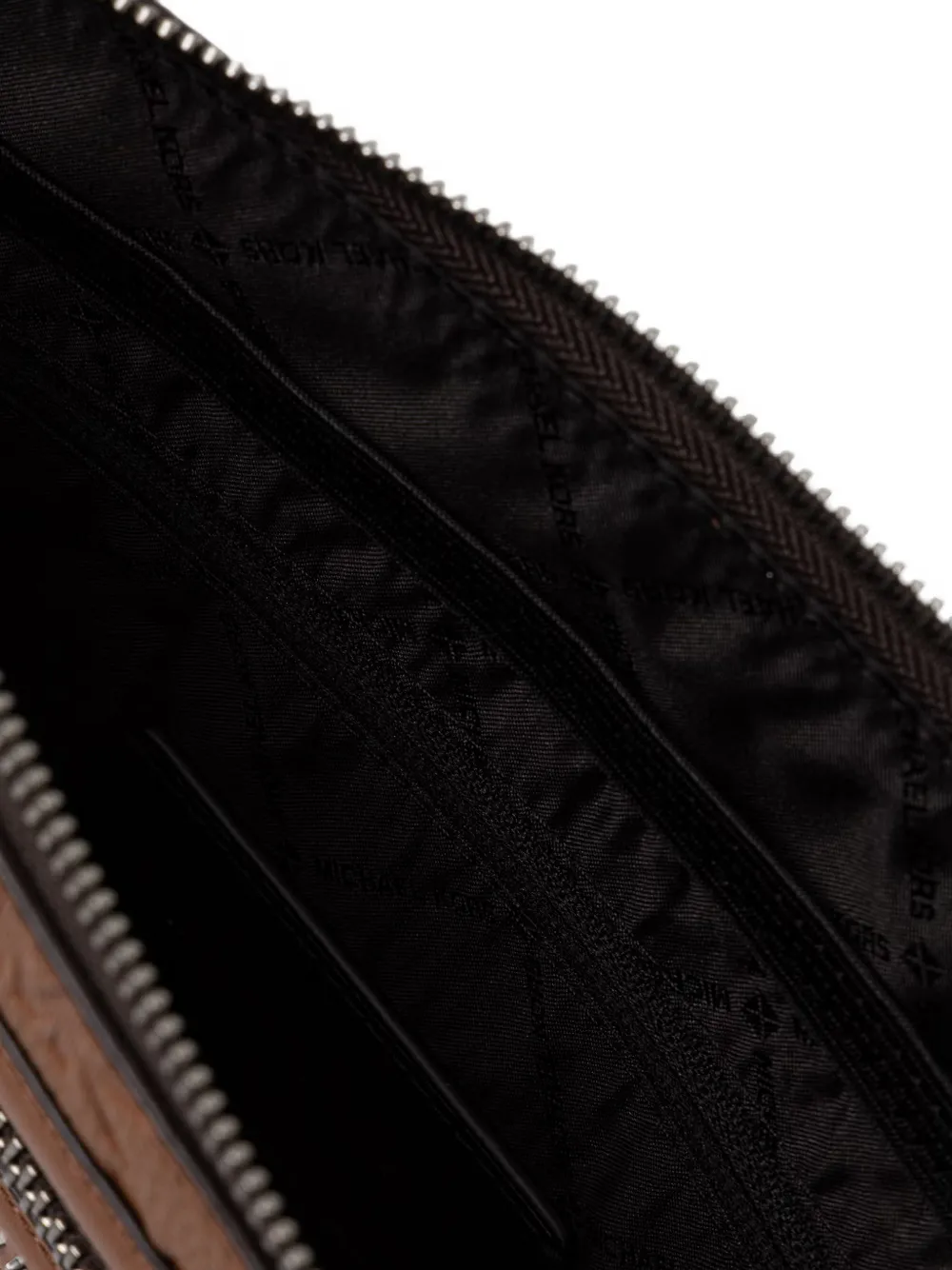 Michael Kors Leren toilettas Bruin