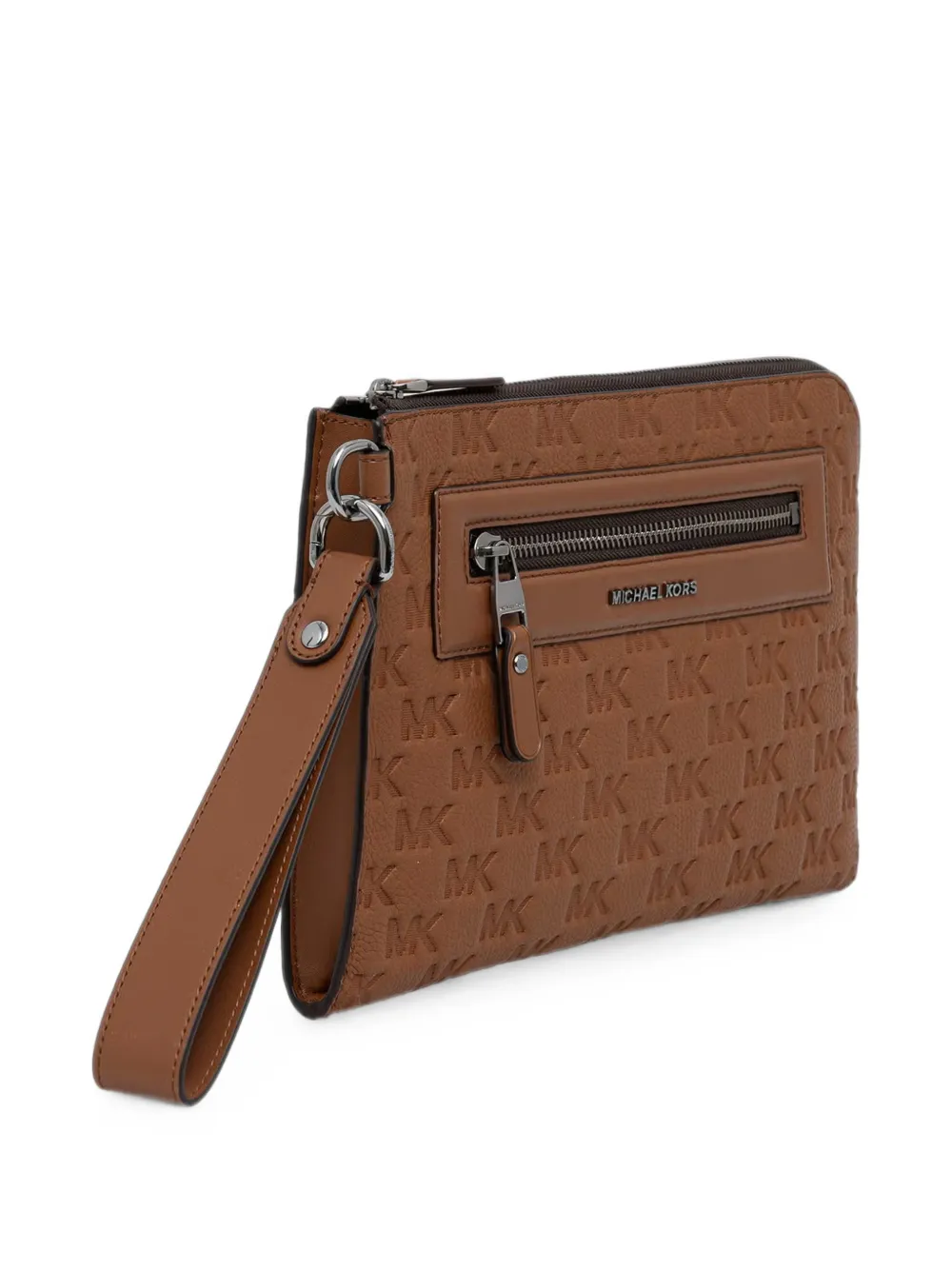 Michael Kors Leren toilettas Bruin