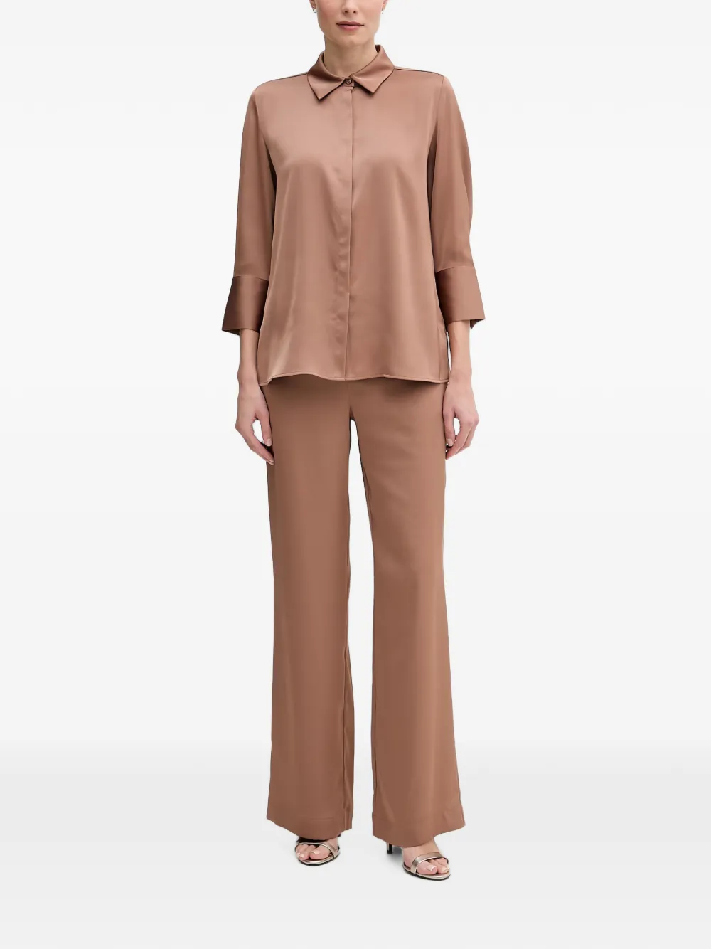 Joop! Philine broek met rits Bruin